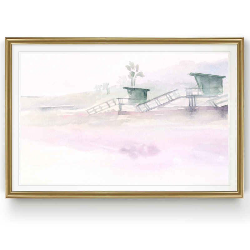 «Celestial Paynes II», reproduction sur toile, H 22,5 po x l 30,5 po x P 1,5 po, Cadre doré