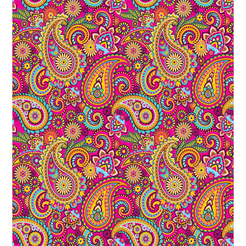 Traditional Paisley Duvet Cover