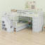 Lit superposé simple au-dessus de double avec tiroirs Janai Kids-353226899