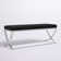 Beele Faux Leather Upholstered Bench