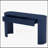 Entryway Table with Fluted Design-2024994742