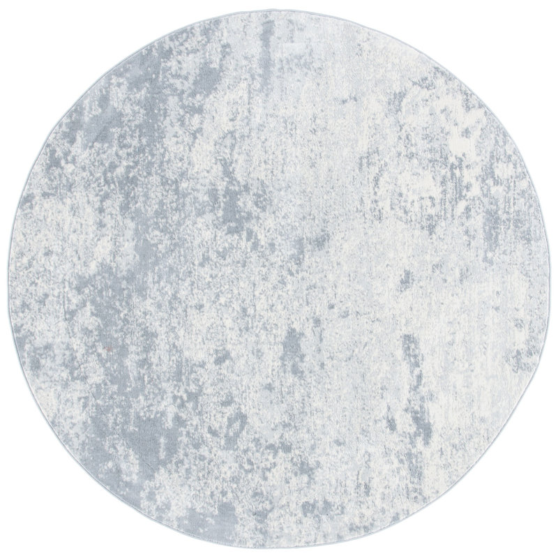 Addison Gray/Ivory Area Rug, Round 12'