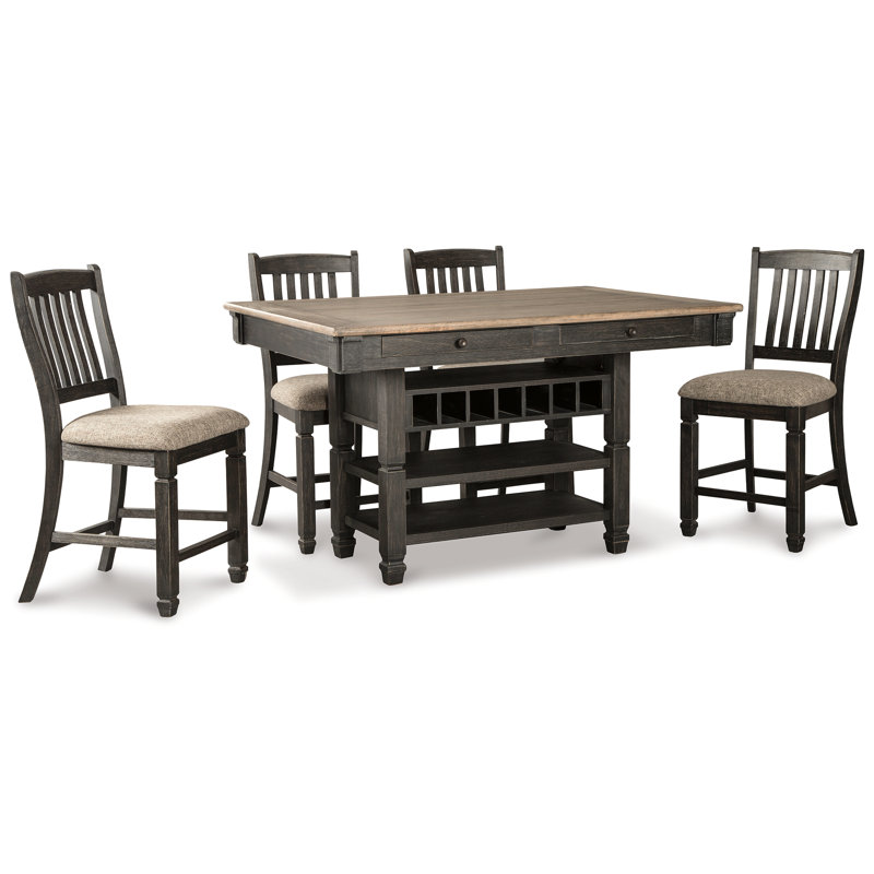 Tyler Creek Counter Height Dining Table with Barstools, 5