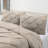 Double Brushed Pleated Duvet Cover Set-1115752269-1138794258