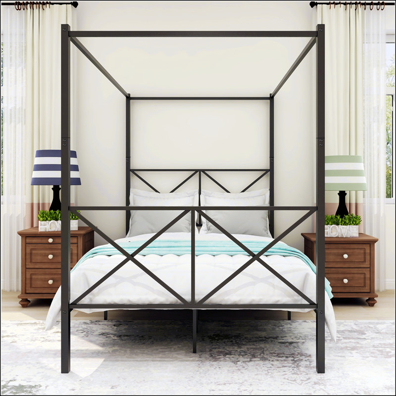Metal Canopy Bed Frame