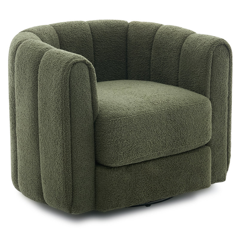 Velvet Accent Chair, Green