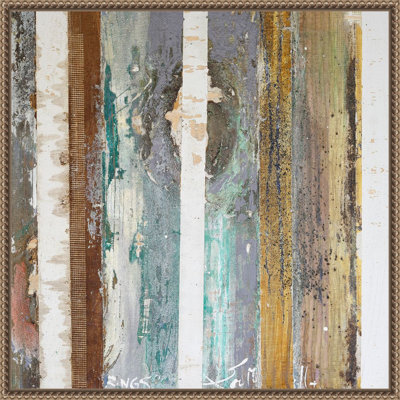 Textured Grain IV by Erin McGee Ferrell Framed Canvas Wall Art Print