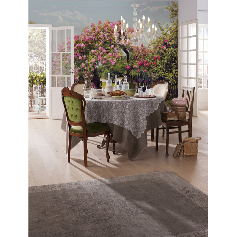 Borras Rose Garden 2.54m x 368cm Wallpaper Roll