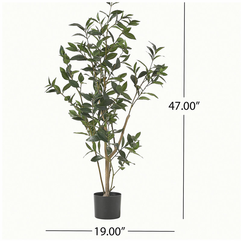 120Cm Artificial Laurel Tree, 47" H x 19" W