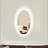 Contemporary Oval Wall Mirror