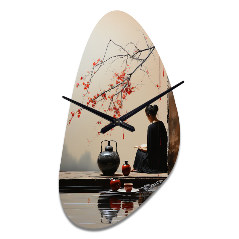 Art japonais, Japon, cérémonie du thé II - horloge murale asymétrique, Moyenne