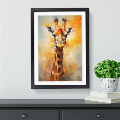 Giraffe Abstract - Framed Print