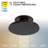 Twist-N-Lite 8" LED 5-CCT Selectable Indirect Semi-Flush Mount, 2700K/3000K/3500K/4000K/5000K-121089300
