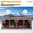 12x20 Outdoor Gazebo with Curtain and Nettings-103709693