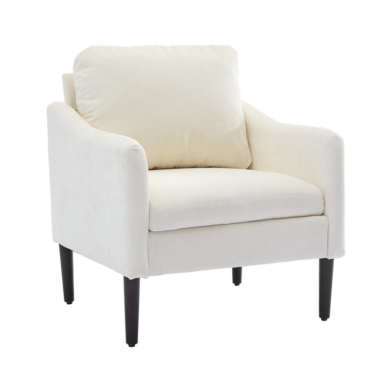 Upholstered Armchair, Beige