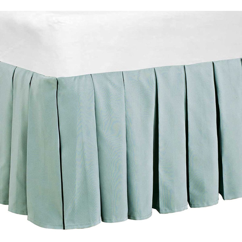 Classic Ruffled Bed Skirt, Light grey, King