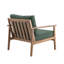 Fauteuil club en bois d'acacia massif Lyon-1042622355