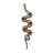 Cast Aluminum Snake Shaped Taper Holder