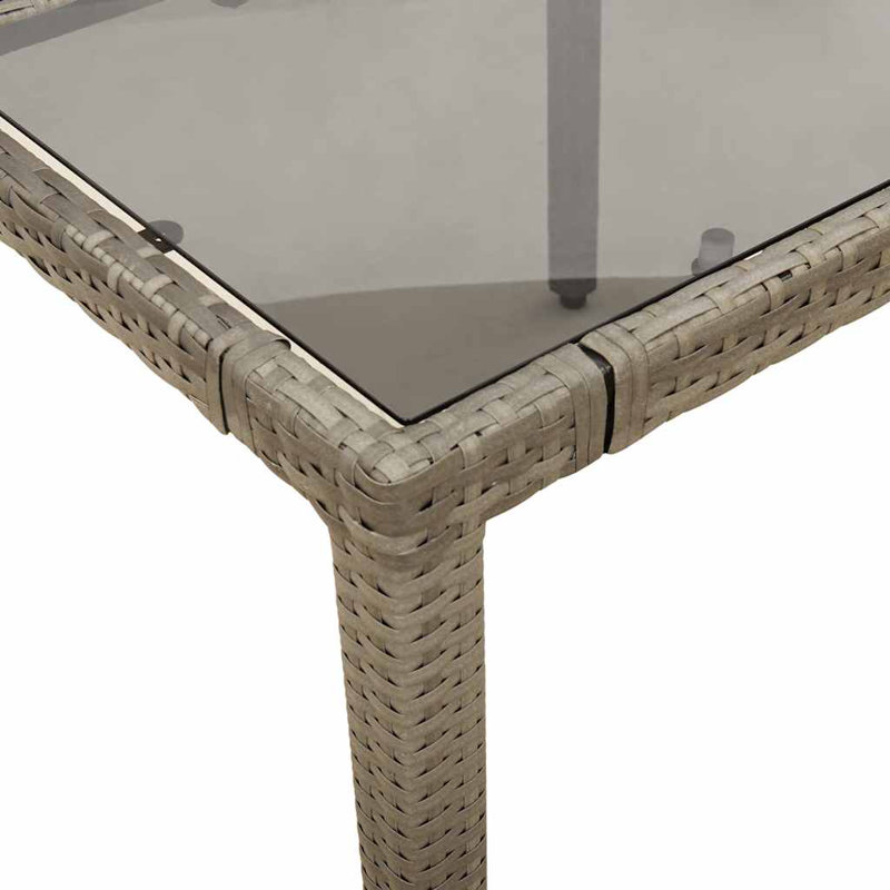 Bistro Set Grey, 4
