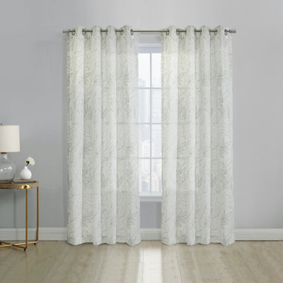 Tammitha Sheer Grommet Curtain Panel