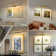 23.6 in. LED Picture Light with Remote Control Dimmable Multiple Color Temperatures Rotatable and Timer