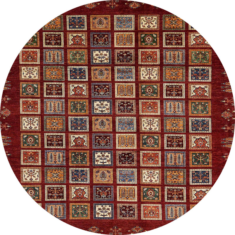 Abstract Indoor Rug, Round 3'