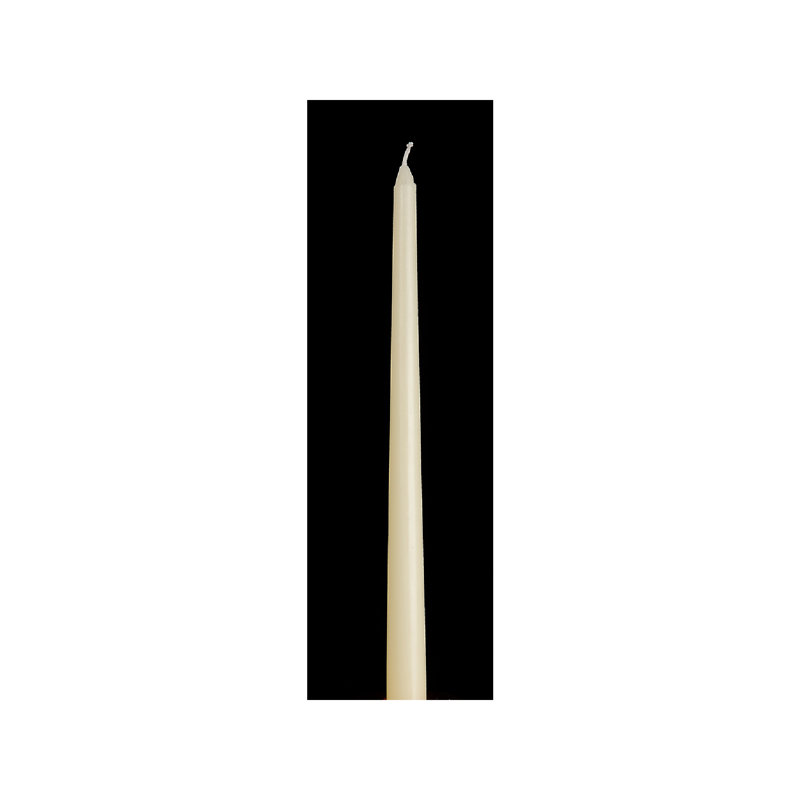 Unscented Taper Candle, Ivory