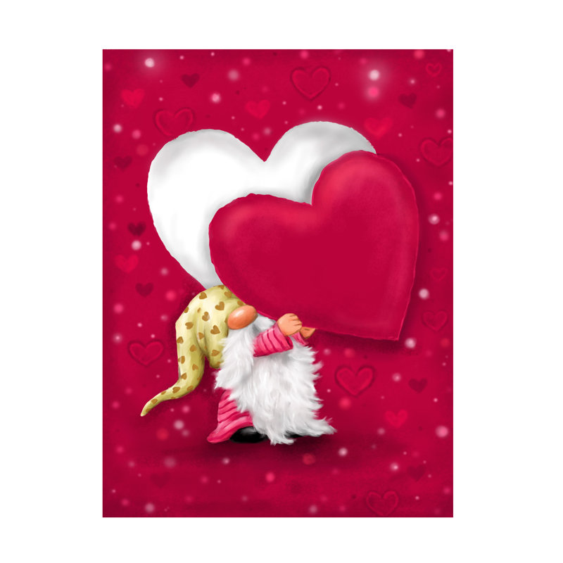 Art sur toile, ginome de Valentin, H 14 po x l 19 po