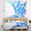 Tapisserie blanc abstrait en nuages spectaculaires-28494821