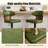 Swivel PU Leather Adjustable Height Bar Stool-17264053