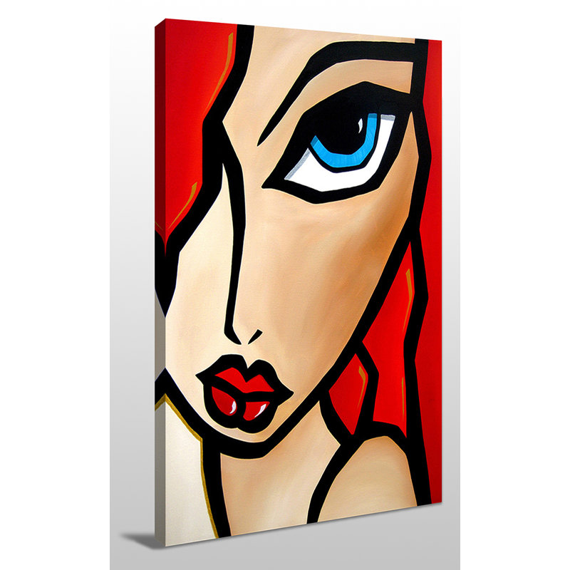 "Salsa" par Tom Fedro, reproduction d'art sur toile tendue, H 48 po x l 28 po x P 1,5 po