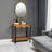 Tindal 28" H Industrial Modern Farmhouse Solid Wood Metal End Table With 1 Shelf
