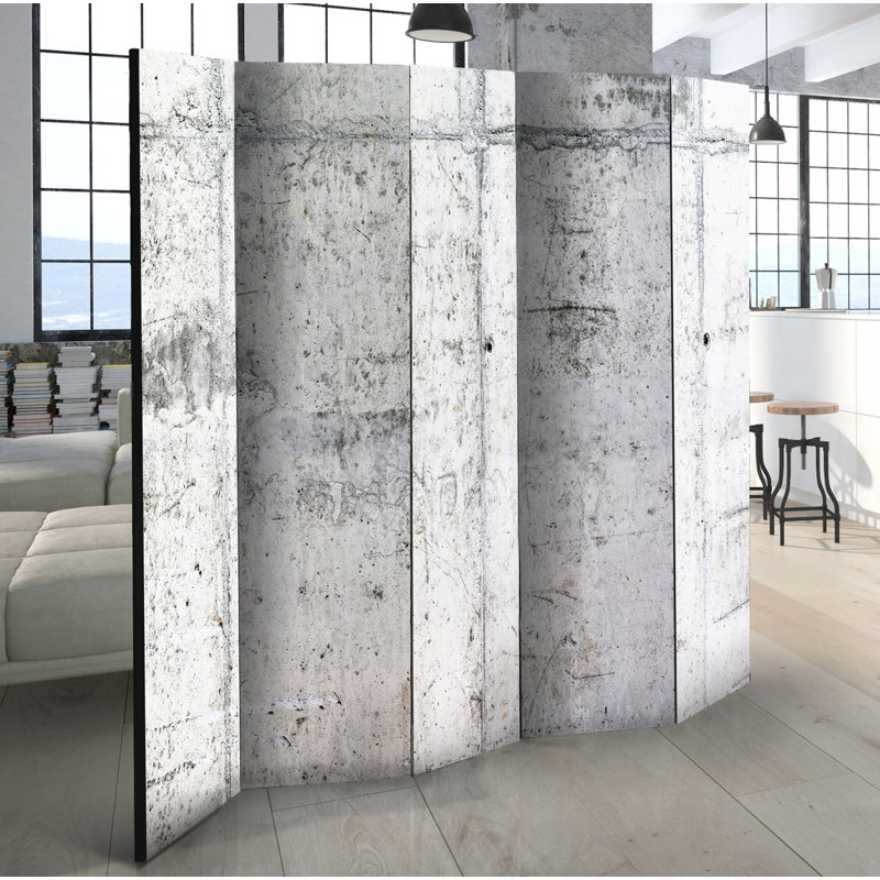 Fairbanks 172cm H Solid Wood Folding Room Divider, 5
