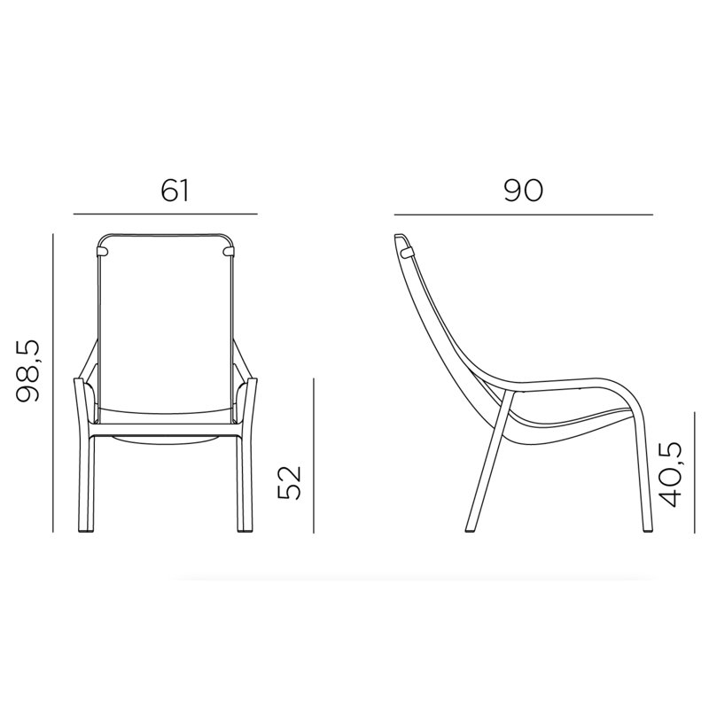 2 - Person Patio Dining Set with Round Table, White
