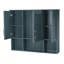 Armoire à pharmacie murale 35 po 2 en 1 avec tablettes réglables, portes à fermeture douce et miroir haute définition pour meuble-lavabo-1253682052