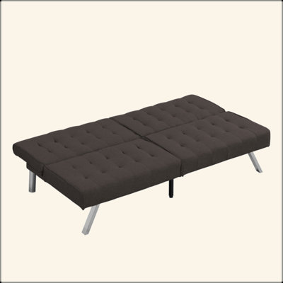 WOOD FRAME, STAINLESS LEG, FUTON, SOFA BED