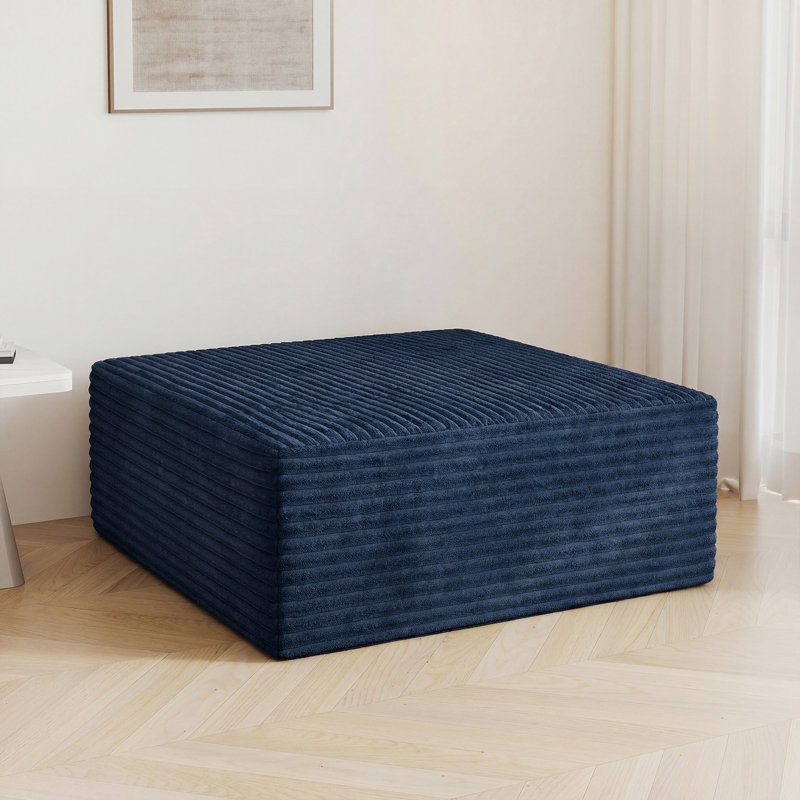 1 Seater Corduroy Seating Component, Blue