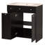 30-Inch Bathroom Vanity with Ceramic Sink Combo, Abundant Storage Cabinet - 2 Soft-close Doors and Double-tier Deep Drawer-111123799