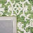 Arieah Damask Handmade Tufted Wool Green/White Area Rug-1422635399