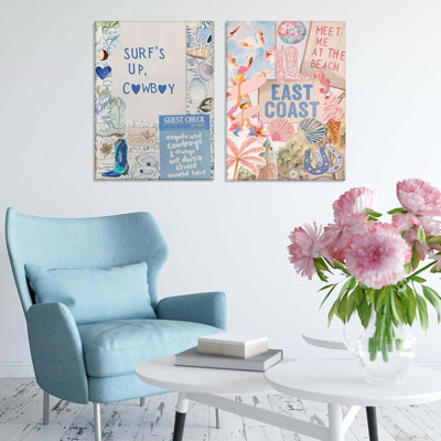 2 Piece Wrapped Canvas Print