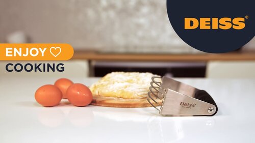 Deiss Pro Pastry Cutter - Stainless Steel Pastry Blender & Dough