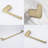 4 - Piece Bathroom Hardware Set
