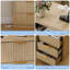 Ensemble de table de chevet cannelée en bois avec station de charge, 1/2 / 3 tiroirs, ports USB et Type-C, table d'appoint élégante et moderne-1145713338-1145713317