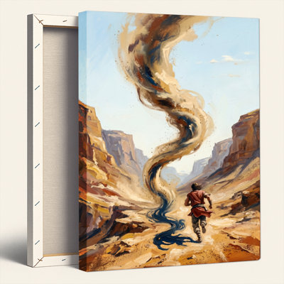 Désert vortex, reproduction d'art sur toile, ensemble de 1