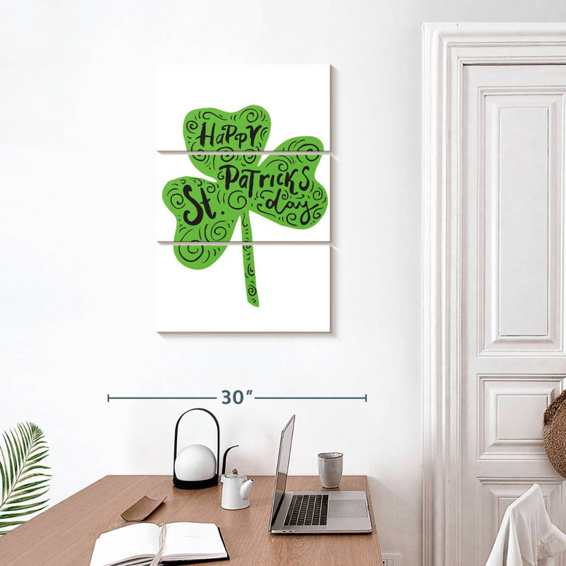 Trèfle de la Saint-Patrick de Lelend, H 32 po x l 20 po
