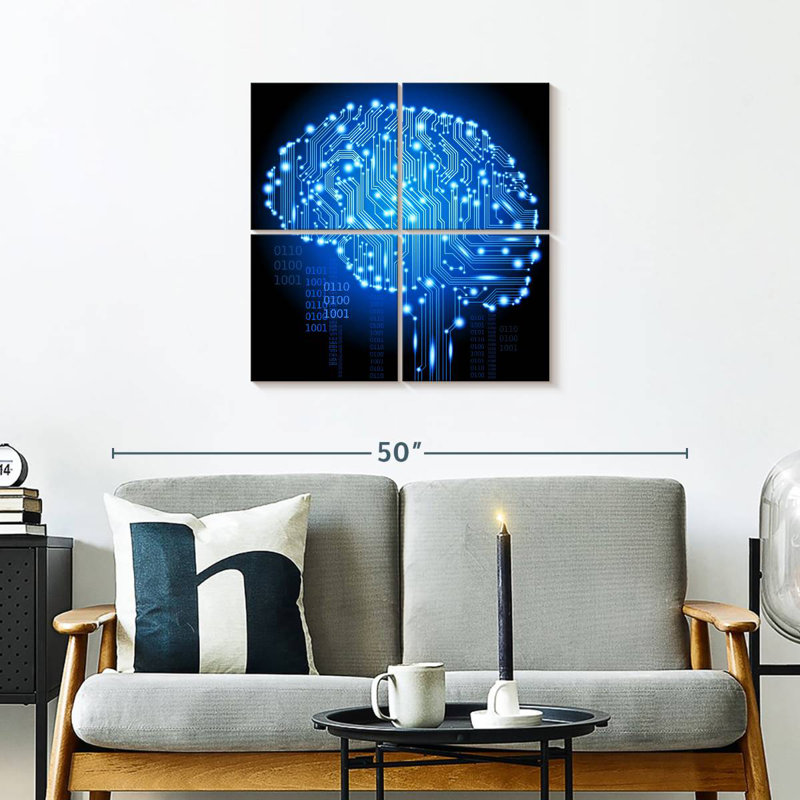 Keiri Cyborg Brain, 26" H x 26" W