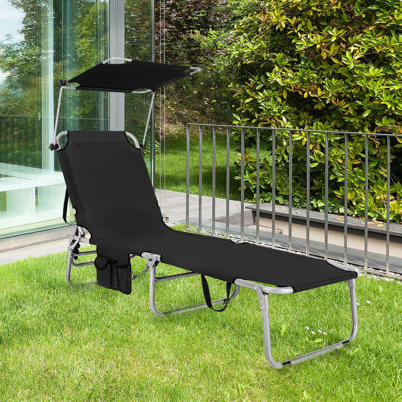 Shaday Outdoor Metal Chaise Lounge Set