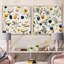 Giorgi - Ensemble de 2 collages carrés botaniques abstraits-101847594-101847598