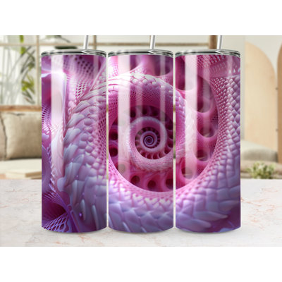 Choose Handmade Tumblers 591ml Vacuum Insulated Stainless Steel (18/8) Travel Tumbler with Straw