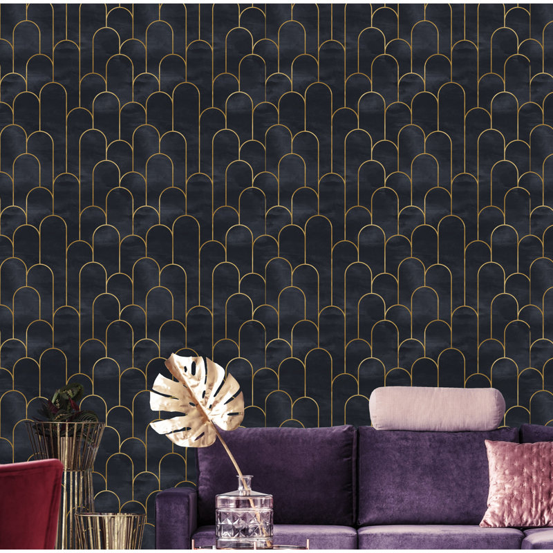 Rouleau de papier peint Laurena, L 16,67 po x l 25 po